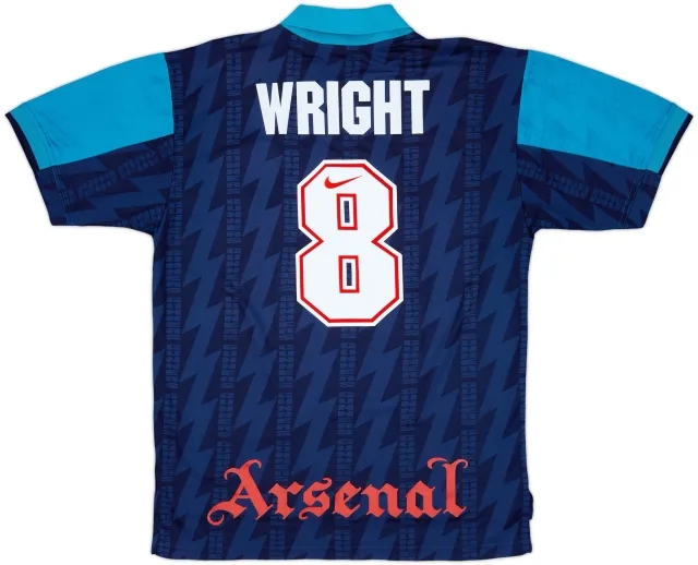 1994-95 Arsenal Away Shirt Wright #8 - 7/10 - (XL)