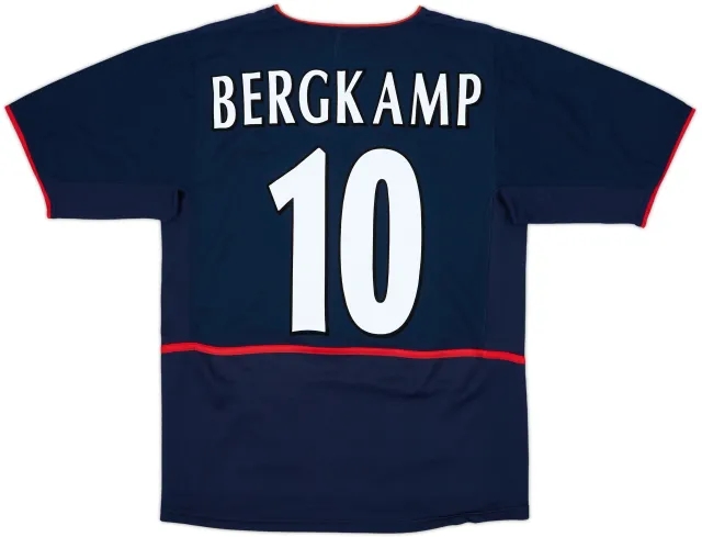 2002-04 Arsenal Away Shirt Bergkamp #10 - 7/10 - (S)