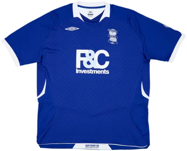 2008-09 Birmingham Home Shirt - 9/10 - (XXL)