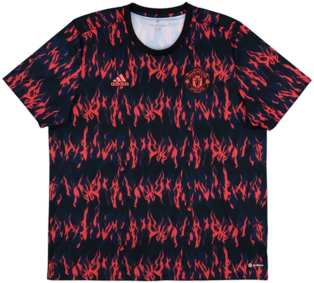 2021-22 Manchester United adidas Training Shirt - 10/10 - (XXL)