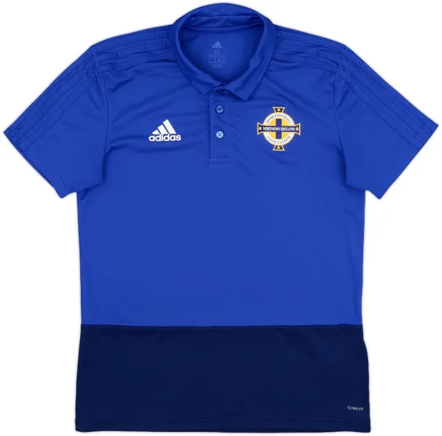 2018-19 Northern Ireland adidas Polo Shirt - 10/10 - (M)