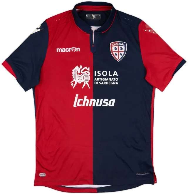 2016-17 Cagliari Home Shirt - 5/10 - (L)