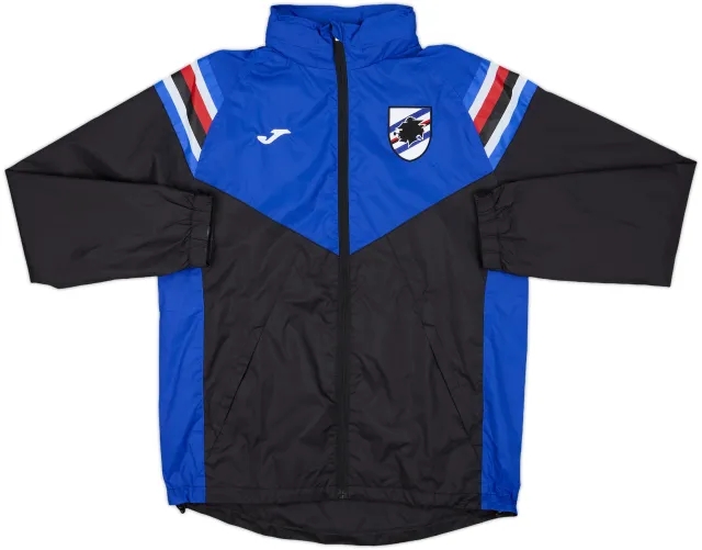 2019-20 Sampdoria Joma Hooded Rain Jacket - 8/10 - (S)