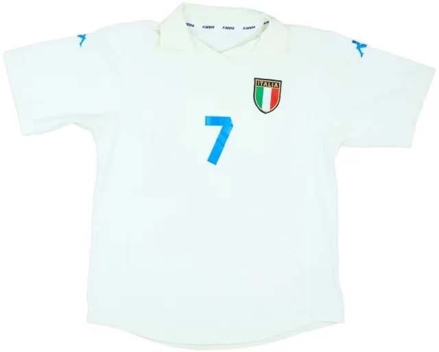 2002 Italy Match Issue Away Shirt #7