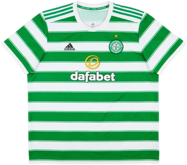adidas Celtic Mens SS Home Shirt 2021/22