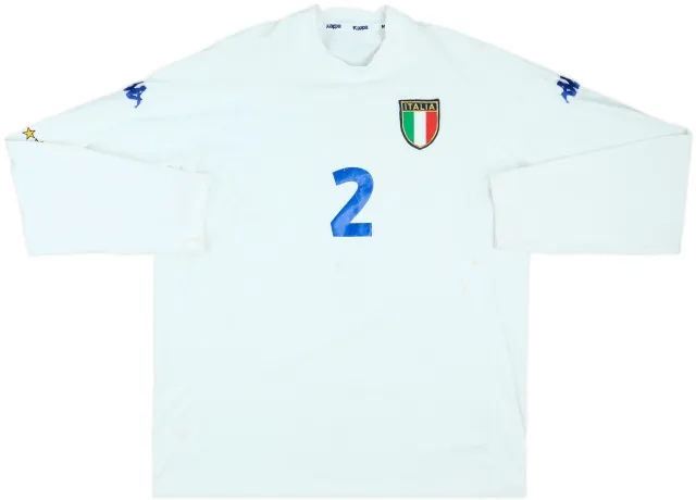 2000-01 Italy Match Issue Away L/S Shirt #2
