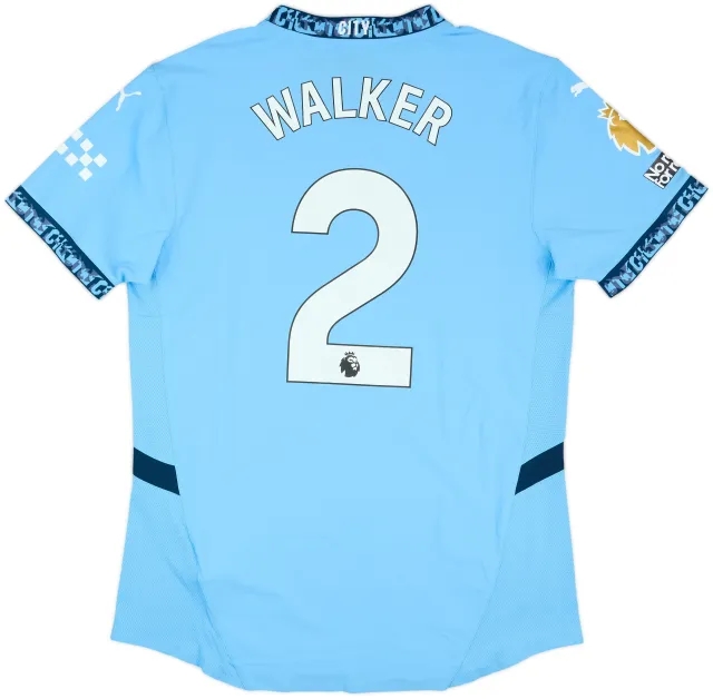 2024-25 Manchester City Match Issue Home Shirt Walker #2