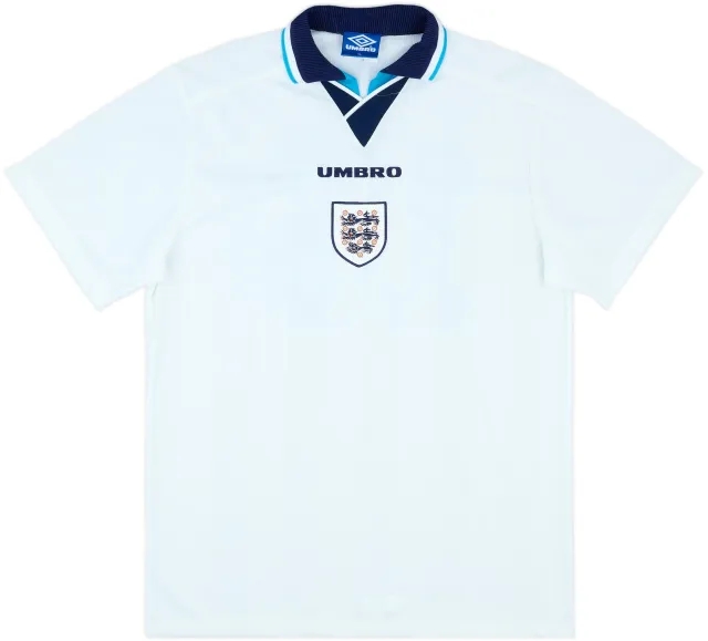 1995-97 England Match Issue Home Shirt #16