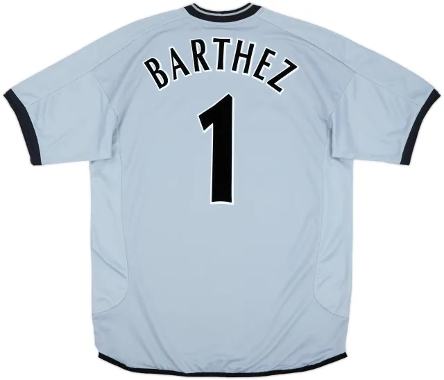 2001-02 Manchester United Centenary GK S/S Shirt Barthez #1 - 8/10 - (L)