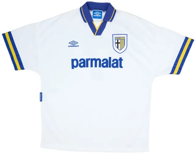 1993-94 Parma Match Issue Home Shirt #7 (Melli)