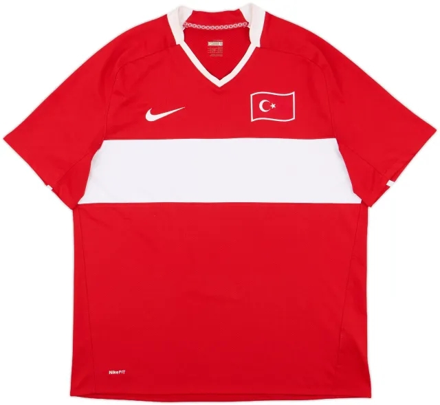 2008-10 Turkey Home Shirt - 7/10 - (L)