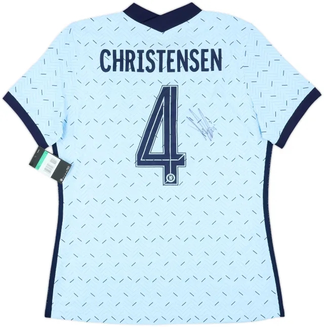 2020-21 Chelsea Player Issue Signed Away Shirt Christensen #4