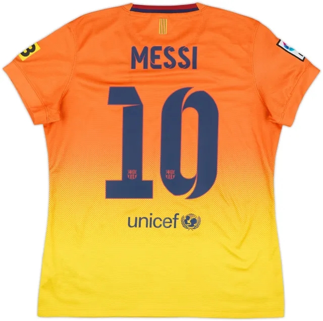 2012-13 Barcelona Away Shirt Messi #10 - 8/10 - (Women's L)