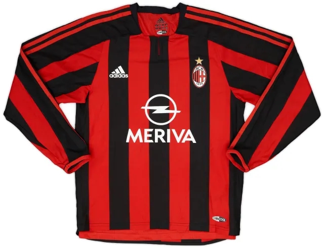 2003-04 AC Milan Match Issue Home Shirt #11