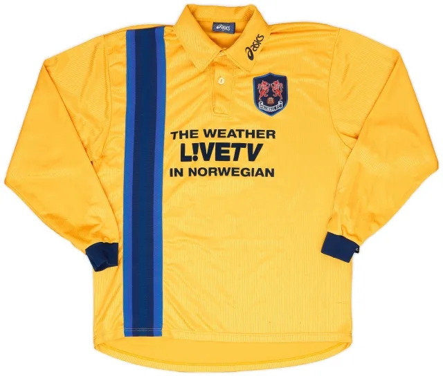 Asics Millwall Mens LS Player Issue Away Shirt 1998/99