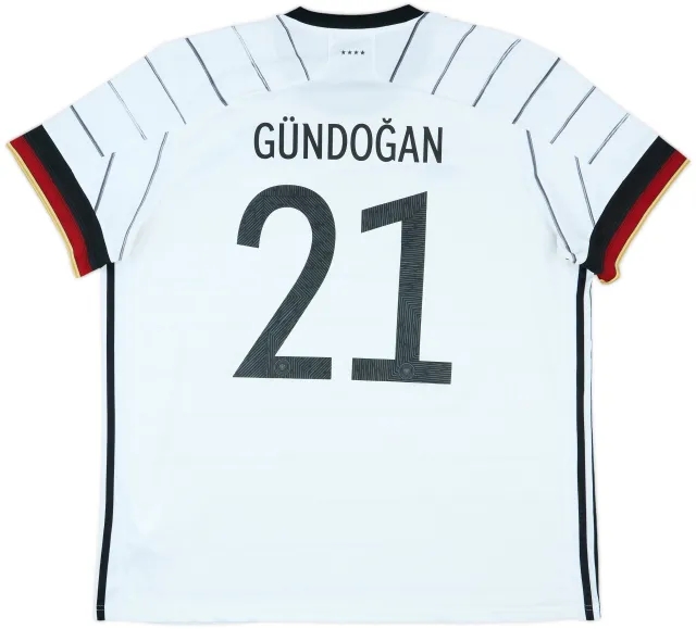 2020-21 Germany Home Shirt Gundogan #21 - 7/10 - (XXL)