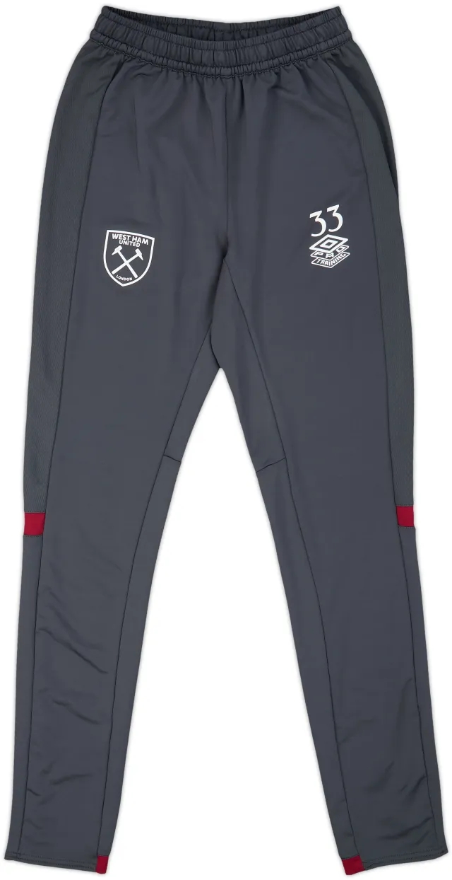 2022-23 West Ham Umbro Player Issue Track Pants/Bottoms #33 - 9/10 - (S)