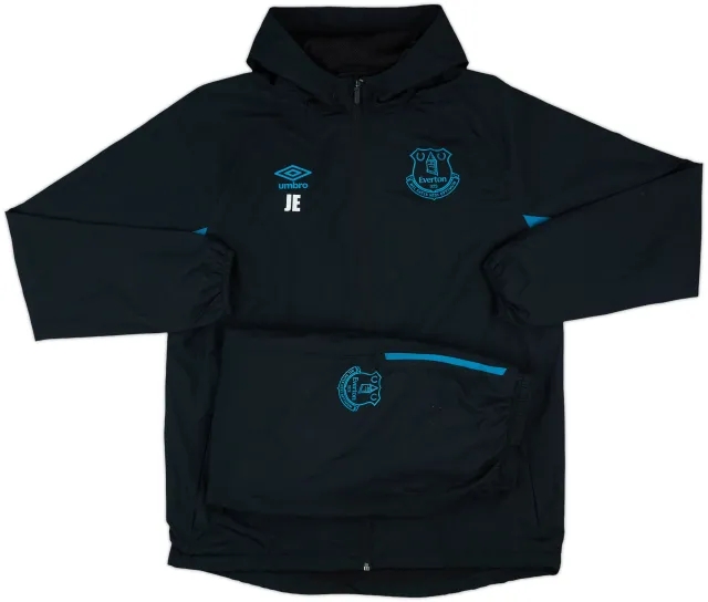 2018-19 Everton Umbro Staff Issue Full Tracksuit JE - 8/10 - (L)