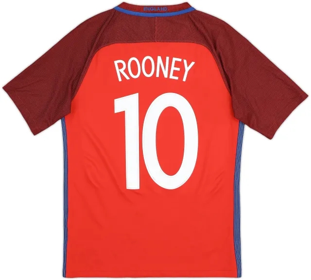 2016-17 England Away Shirt Rooney #10 - 6/10 - (S)