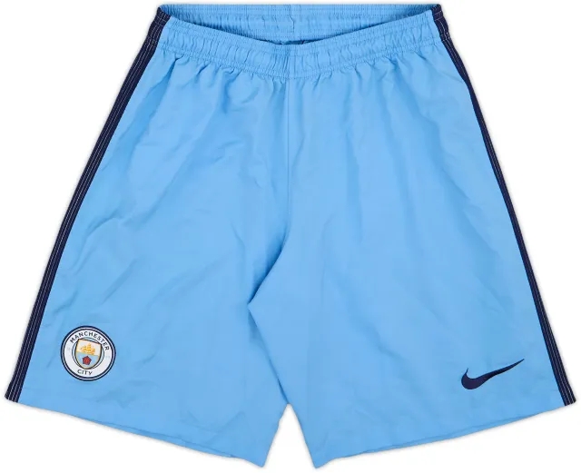 2016-17 Manchester City Home Shorts - 7/10 - (M)