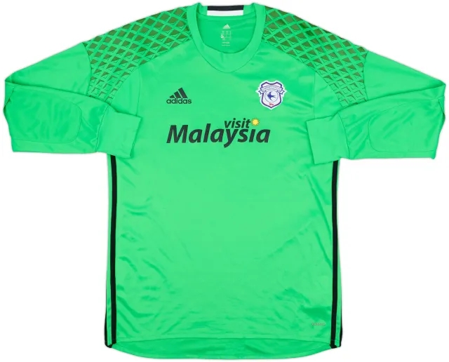 2016-17 Cardiff City adizero GK Shirt - 6/10 - (M)