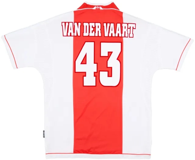 1999-00 Ajax Home Shirt Van Der Vaart #43 - 9/10 - (XL)