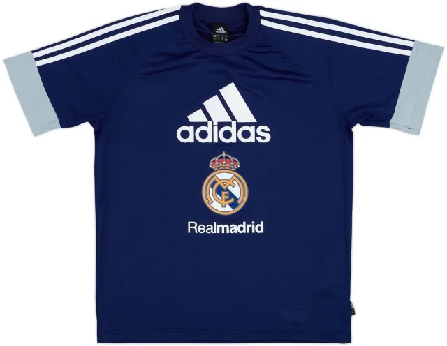 2000-01 Real Madrid adidas Training Shirt - 8/10 - (M/L)