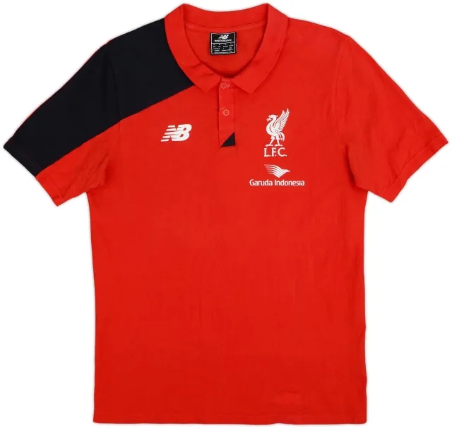 2015-16 Liverpool New Balance Polo Shirt - 10/10 - (M)