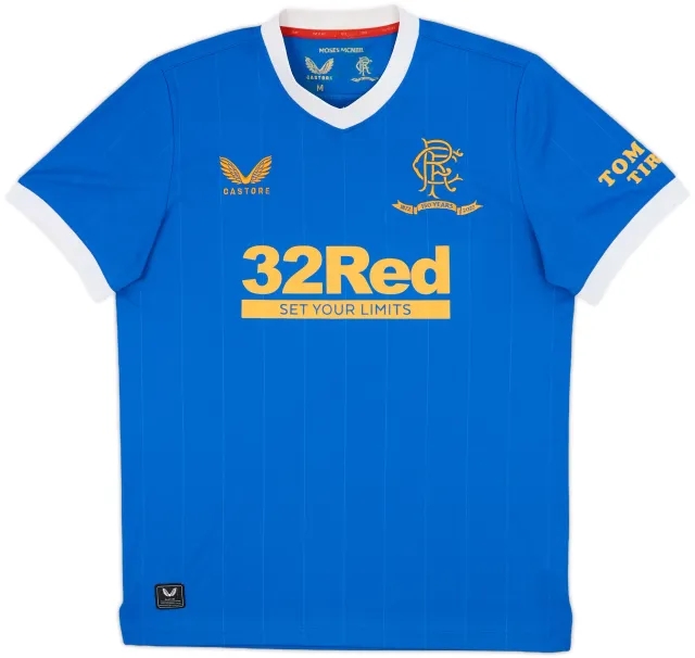 Castore Rangers Mens SS Home Shirt 2021/22