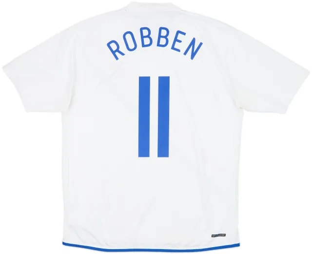 2006-08 Netherlands Away Shirt Robben #11 - 6/10 - (L)