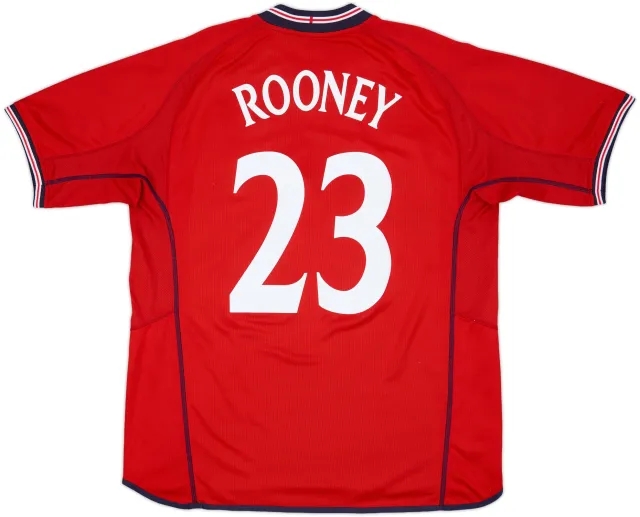 2002-04 England Away Shirt Rooney #23 - 6/10 - (L)