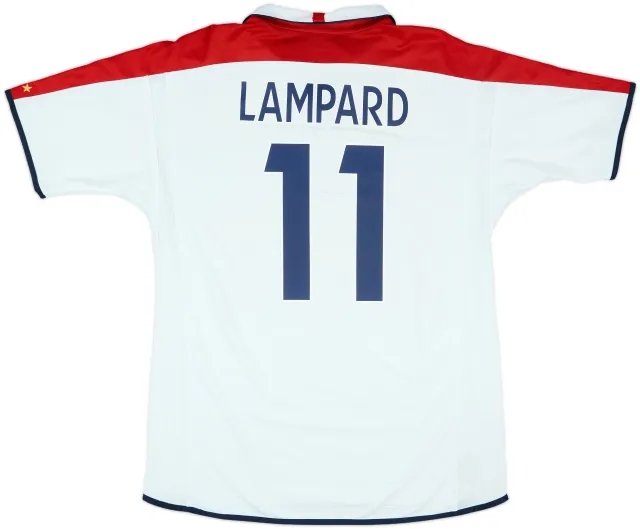 2003-05 England Home Shirt Lampard #11 - 5/10 - (XL)