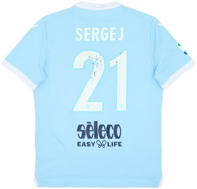 2017-18 Lazio Home Shirt Sergej #21 - 4/10 - (L)
