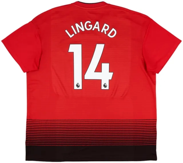 2018-19 Manchester United Home Shirt Lingard #14 - 9/10 - (XXL)
