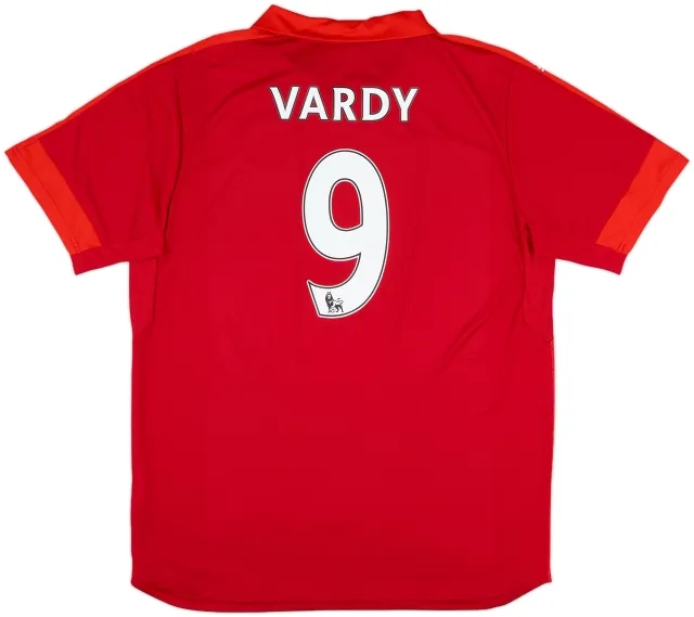 2016-17 Leicester Away Shirt Vardy #9 - 9/10 - (XL)