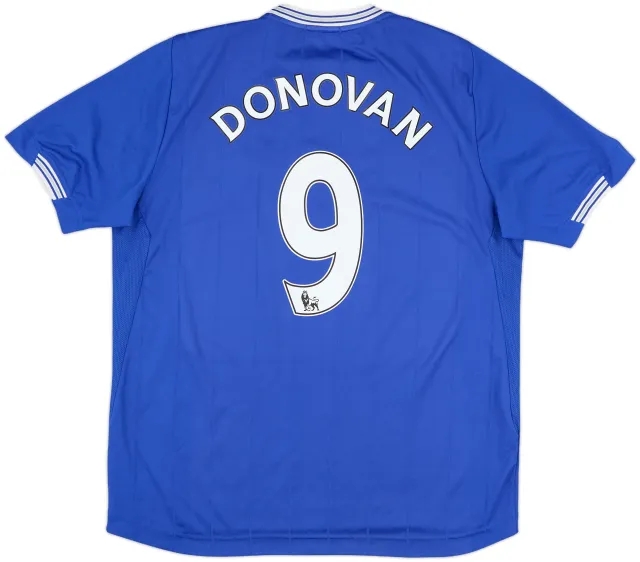 2009-10 Everton Home Shirt Donovan #9 - 8/10 - (L)