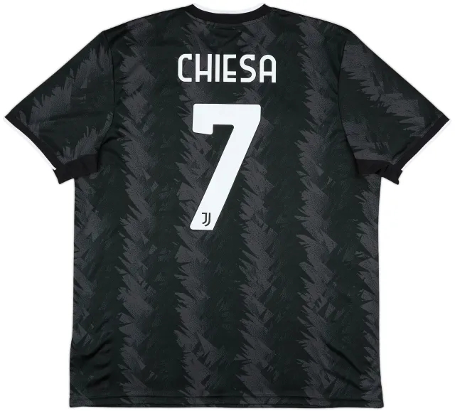 2022-23 Juventus Away Shirt Chiesa #7 - 10/10 - (XL)