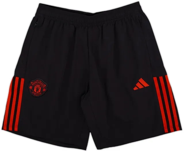 2023-24 Manchester United adidas Training Shorts - 9/10 - (M)