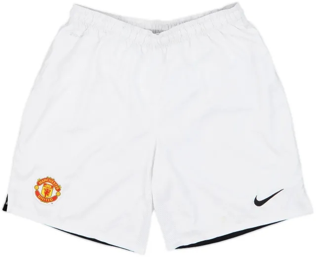 2013-14 Manchester United Home Shorts - 7/10 - (XL)