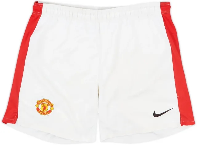 2009-10 Manchester United Home Shorts - 4/10 - (S)