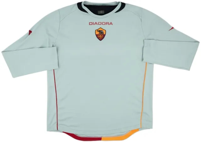 2006-07 Roma Diadora Training L/S Shirt - 5/10 - (L)