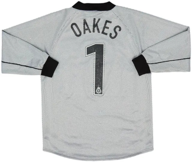 2000-02 Wolves GK Shirt Oakes #1 - 7/10 - (S)