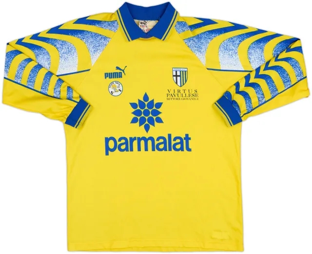 1995-96 Parma Football School Third L/S Shirt - 8/10 - (M)
