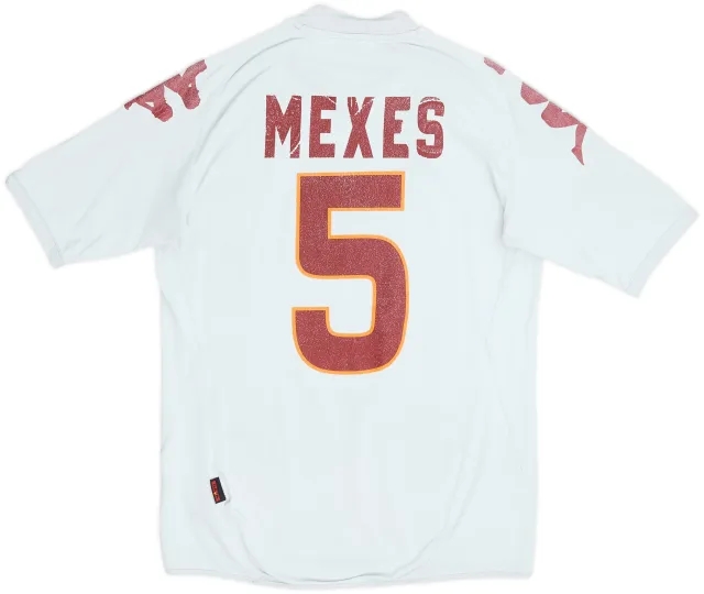 2007-08 Roma Away Shirt Mexes #5 - 4/10 - (M)
