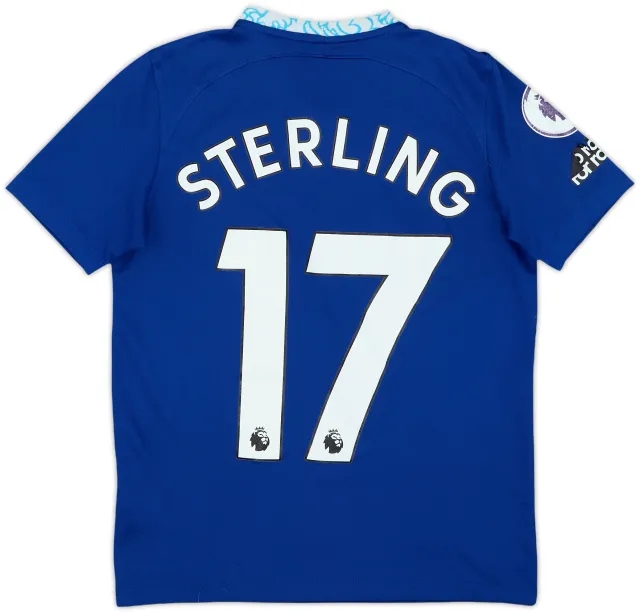 2022-23 Chelsea Home Shirt Sterling #17 - 4/10 - (M.Boys)