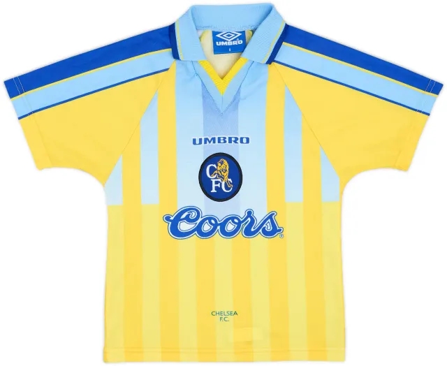 1996-97 Chelsea Away Shirt - 8/10 - (M.Boys)