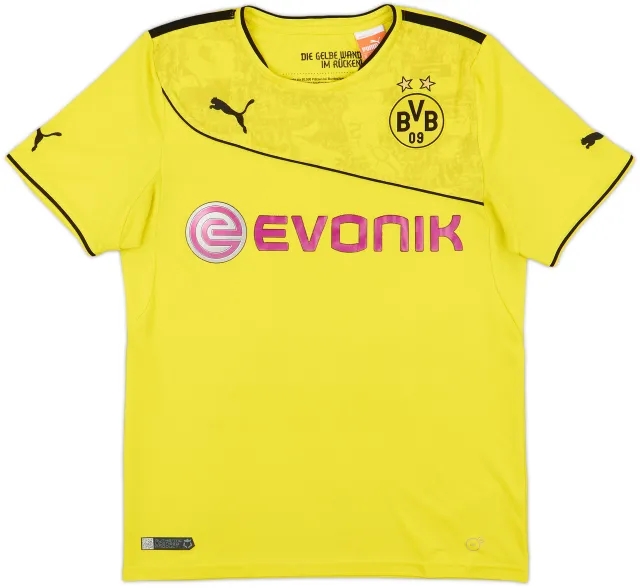 2013-14 Borussia Dortmund Winter Home Shirt - 7/10 - (M)