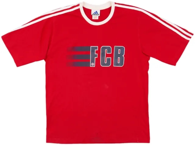 2000-01 Bayern adidas Cotton Tee - 5/10 - (M)