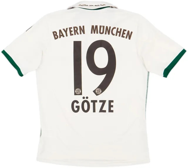 2013-14 Bayern Munich Away Shirt Gotze #19 - 7/10 - (L.Boys)