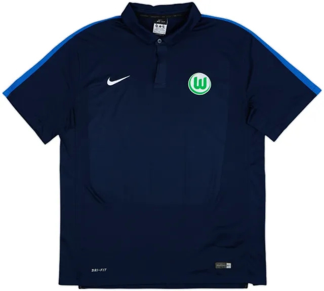 Nike Wolfsburg Mens SS Home Shirt 2016/17